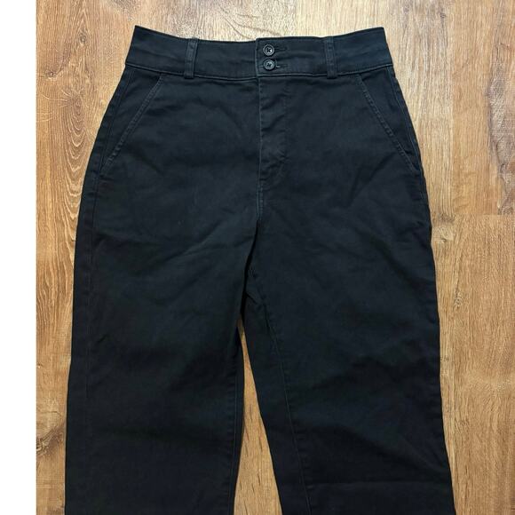 NWOT Everlane The Organic Straight Leg Pant In Black Size 4 - Picture 4 of 8